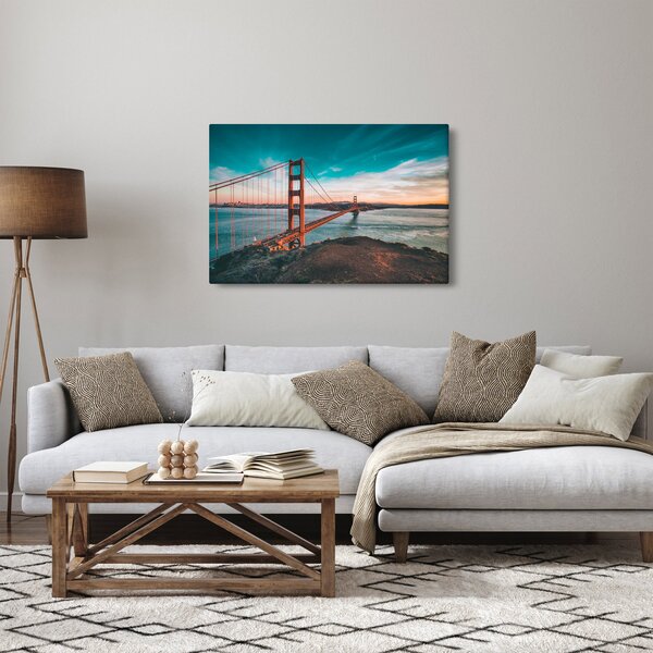 Slika - Zlatna vrata, San Francisco (90x60 cm)