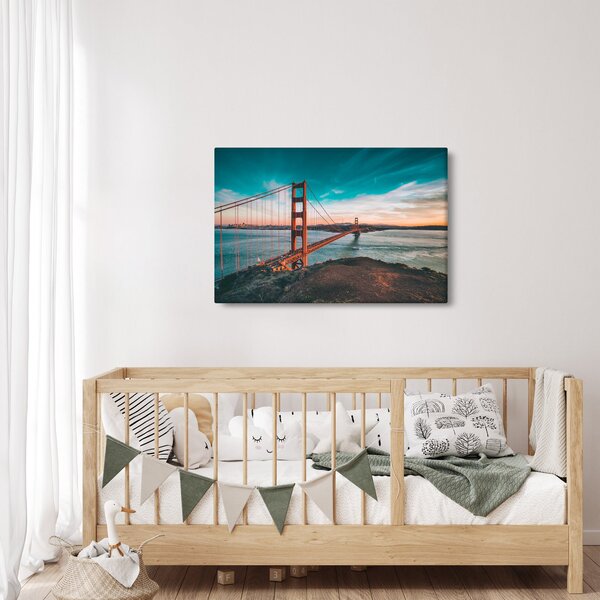Slika - Zlatna vrata, San Francisco (90x60 cm)