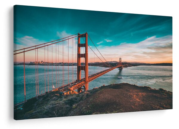 Slika - Zlatna vrata, San Francisco (90x60 cm)