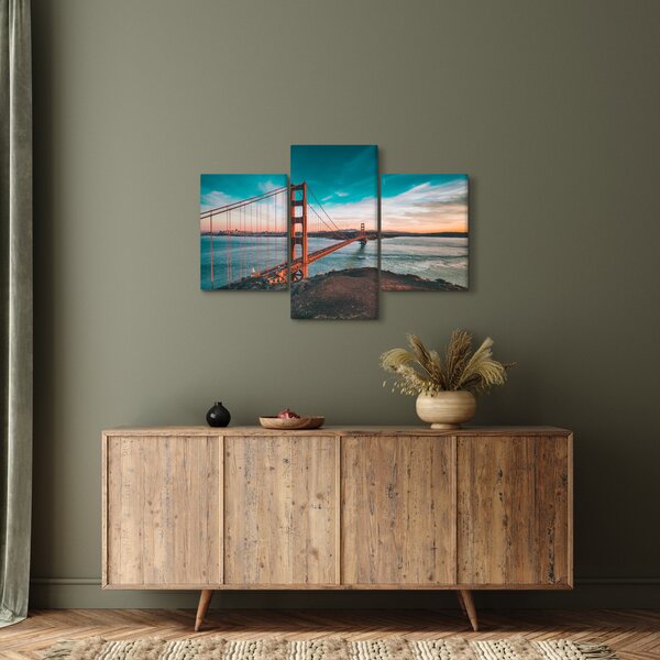 Slika - Zlatna vrata, San Francisco (90x60 cm)