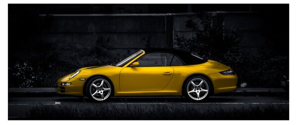 Slika - sportski automobil (120x50 cm)