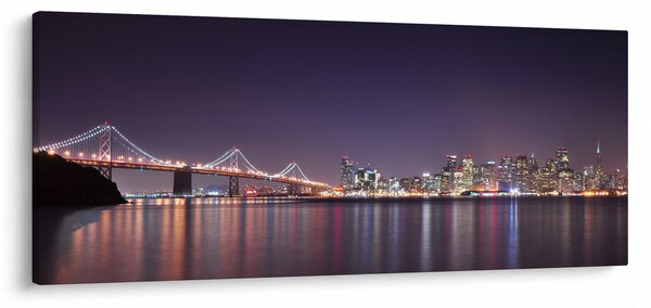 Slika pogleda na San Francisco, Kalifornija (120x50 cm)