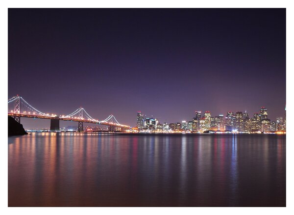 Slika pogleda na San Francisco, Kalifornija (70x50 cm)