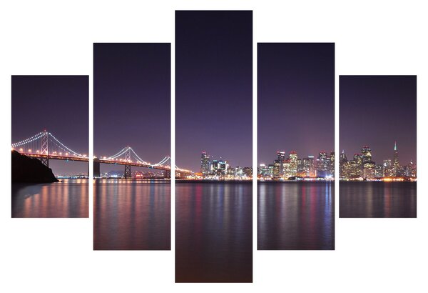 Slika pogleda na San Francisco, Kalifornija (150x105 cm)