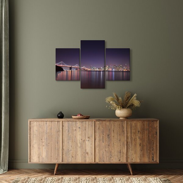 Slika pogleda na San Francisco, Kalifornija (90x60 cm)
