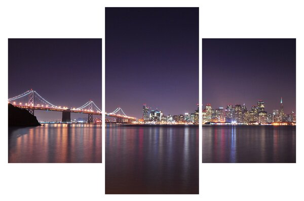 Slika pogleda na San Francisco, Kalifornija (90x60 cm)