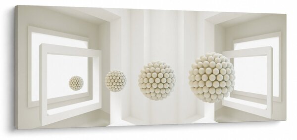 Slika - Pogled iznutra - apstrakcija (120x50 cm)