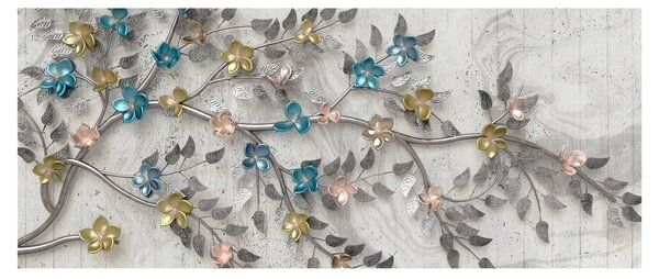 Slika- Na grani - apstrakcija (120x50 cm)