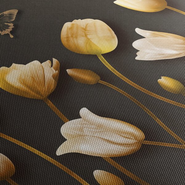 Slika - Tulipani - apstrakcija (120x50 cm)