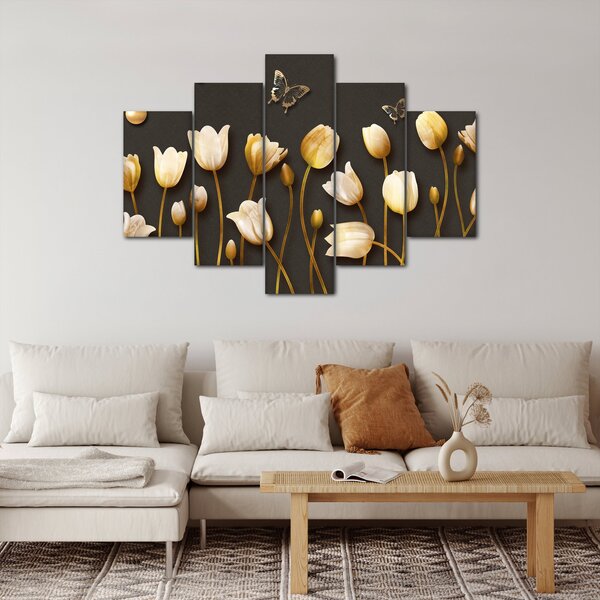 Slika - Tulipani - apstrakcija (150x105 cm)