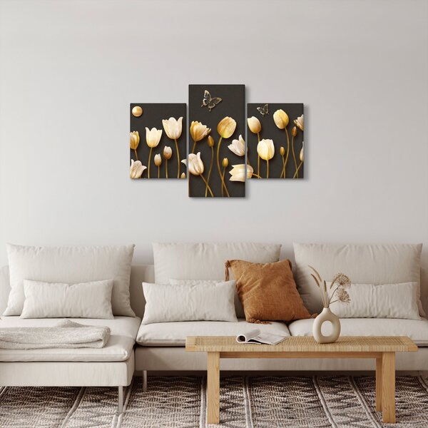 Slika - Tulipani - apstrakcija (90x60 cm)