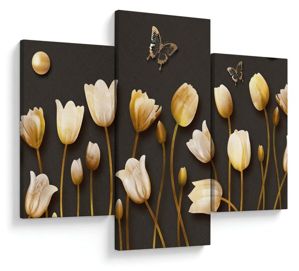 Slika - Tulipani - apstrakcija (90x60 cm)