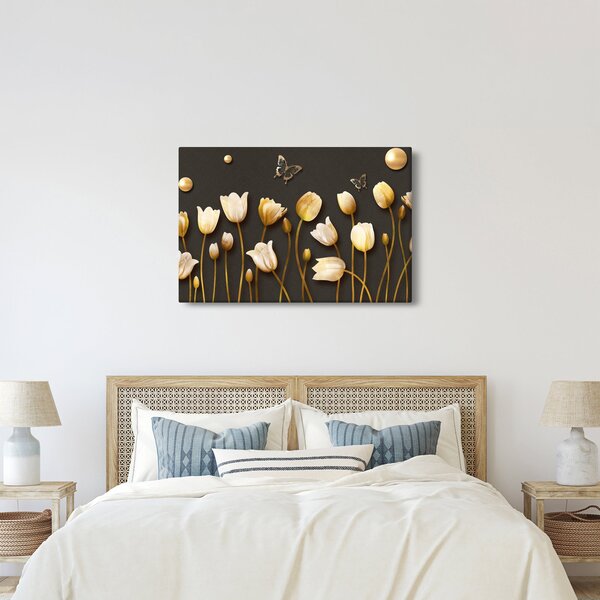 Slika - Tulipani - apstrakcija (90x60 cm)