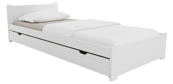 Krevet IKAROS 80 x 200 cm, bijela Podnica: Sa podnicom od letvi, Madrac: Bez madraca
