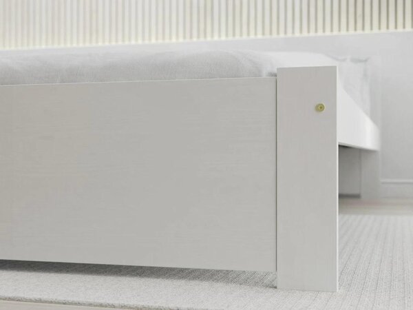 Krevet IKAROS 80 x 200 cm, bijela Podnica: Sa podnicom od letvi, Madrac: Bez madraca