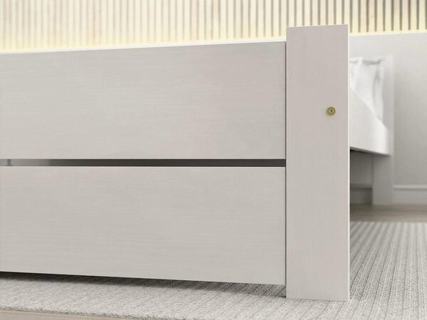Krevet IKAROS DOUBLE 80 x 200 cm, bijela Podnica: Sa podnicom od letvi, Madrac: Bez madraca