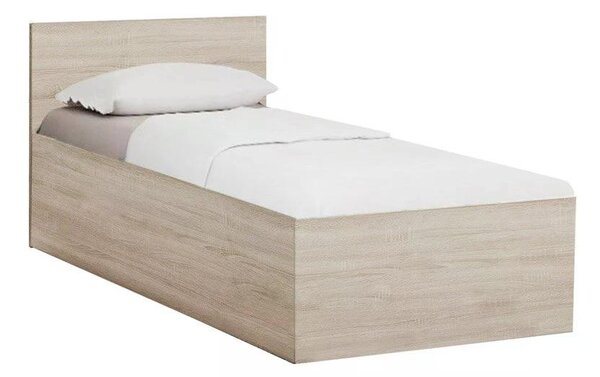 Krevet SOFIA 80 x 200 cm, hrast sonoma Podnica: Sa podnicom od letvi, Madrac: Bez madraca
