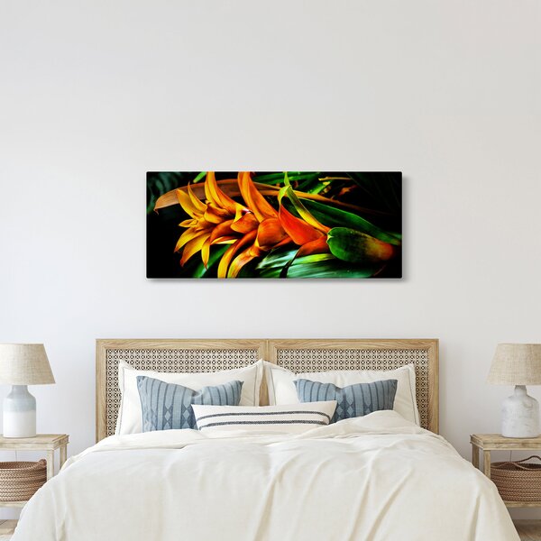 Slika narančastog buketa (120x50 cm)