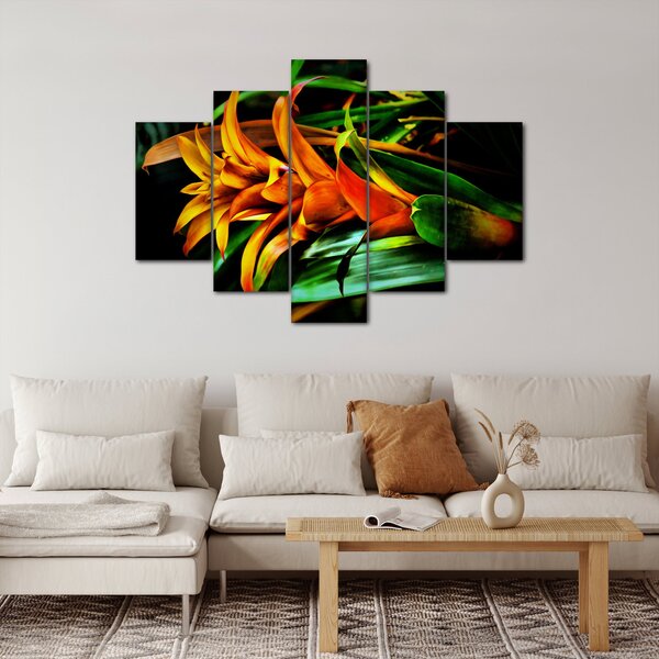 Slika narančastog buketa (150x105 cm)