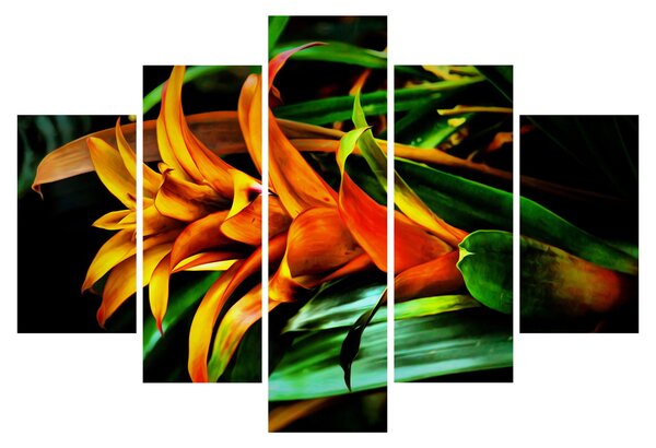 Slika narančastog buketa (150x105 cm)