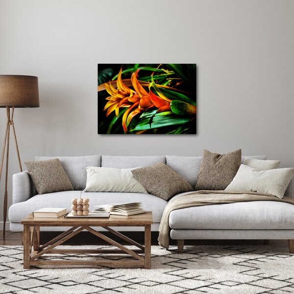 Slika narančastog buketa (70x50 cm)
