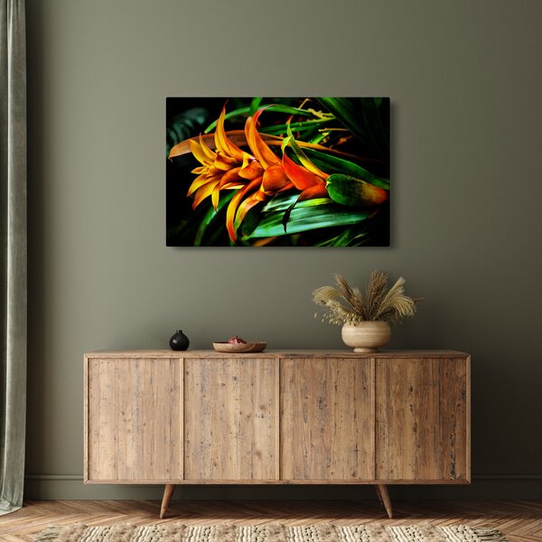 Slika narančastog buketa (90x60 cm)