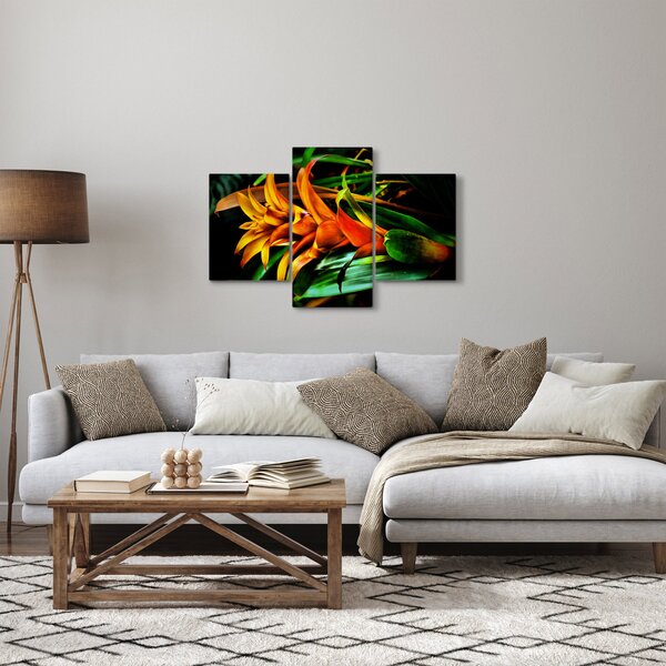Slika narančastog buketa (90x60 cm)