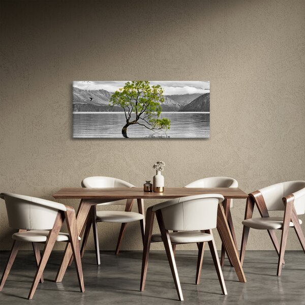 Slika stabla usred jezera (120x50 cm)