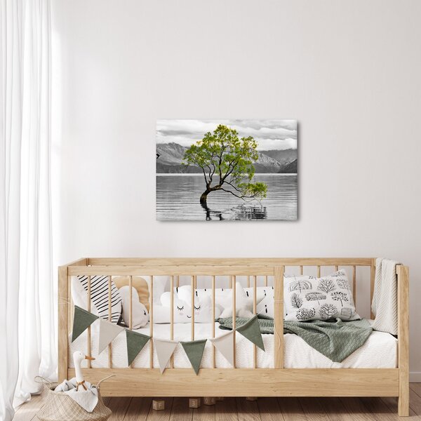 Slika stabla usred jezera (70x50 cm)