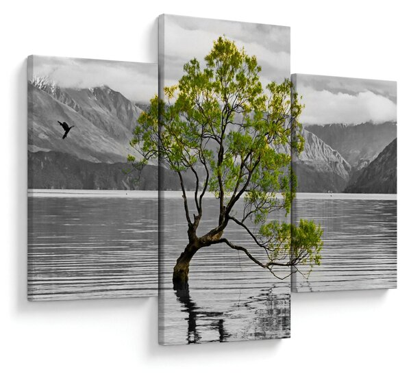 Slika stabla usred jezera (90x60 cm)