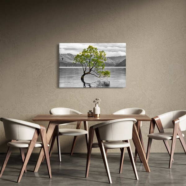 Slika stabla usred jezera (90x60 cm)