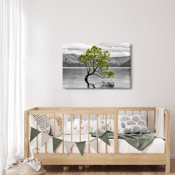 Slika stabla usred jezera (90x60 cm)