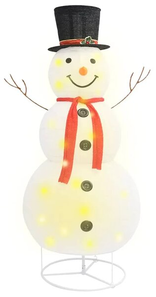 Ukrasna božićna figura snjegovića LED luksuzna tkanina 180 cm - 180 cm