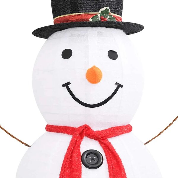 Ukrasna božićna figura snjegovića LED luksuzna tkanina 180 cm - 180 cm