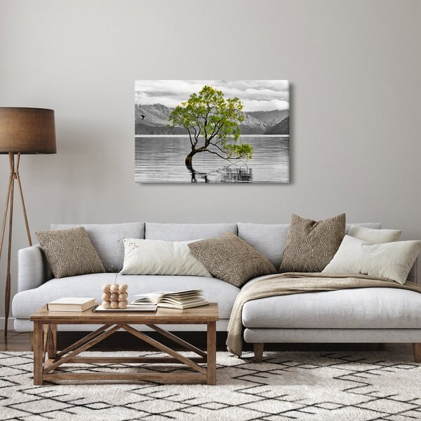 Slika stabla usred jezera (90x60 cm)