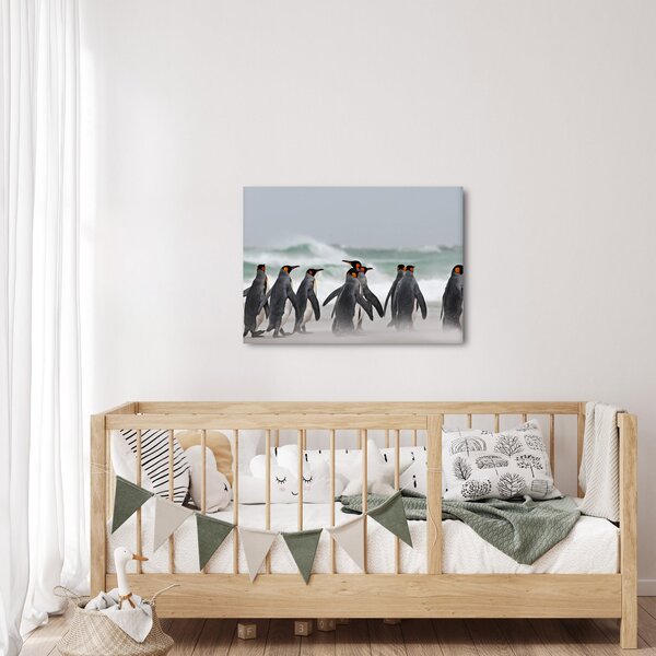 Slika pingvina uz ocean (70x50 cm)