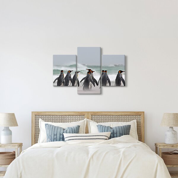 Slika pingvina uz ocean (90x60 cm)