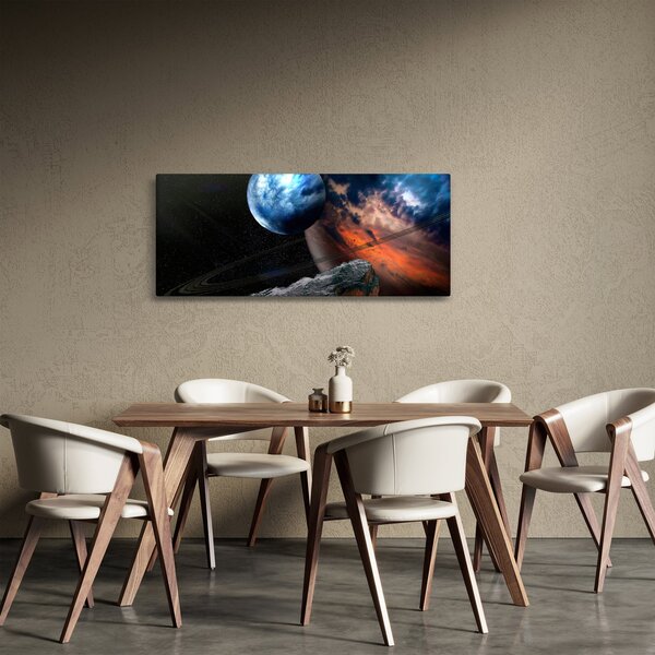 Slika planeta u svemiru (120x50 cm)