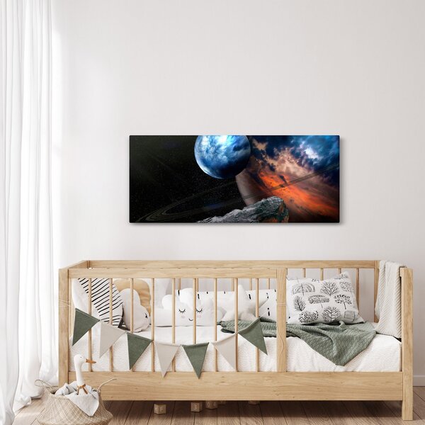 Slika planeta u svemiru (120x50 cm)