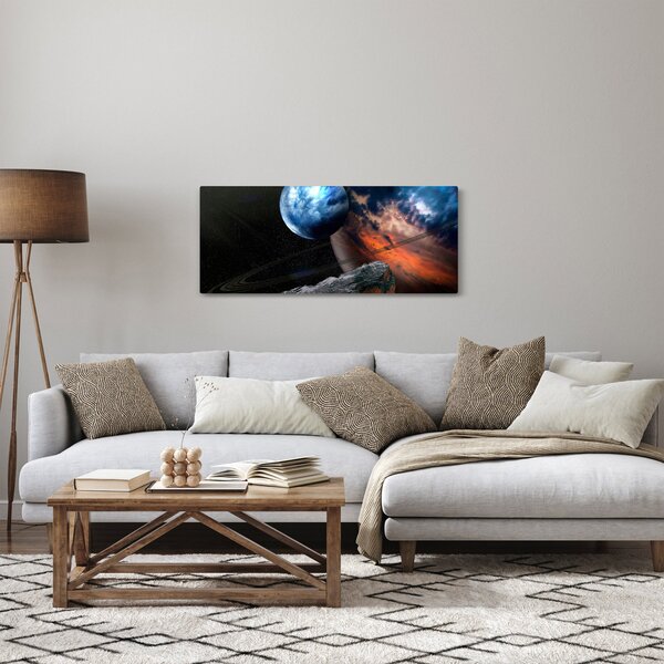 Slika planeta u svemiru (120x50 cm)