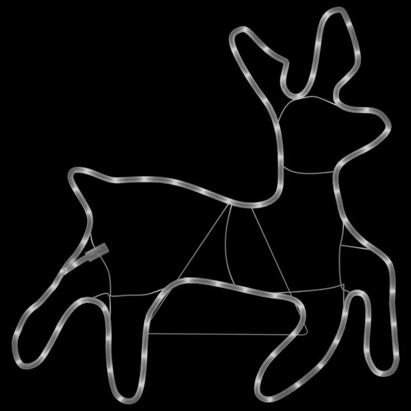 Figura božićnog soba LED 3 kom topla bijela 57 x 55 x 4 5 cm - 3