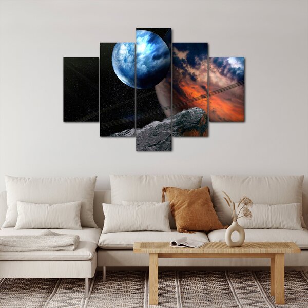 Slika planeta u svemiru (150x105 cm)