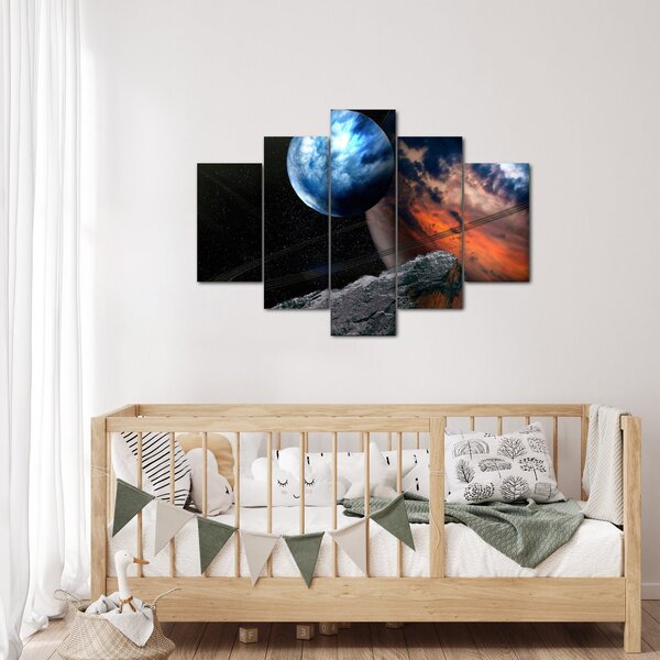 Slika planeta u svemiru (150x105 cm)