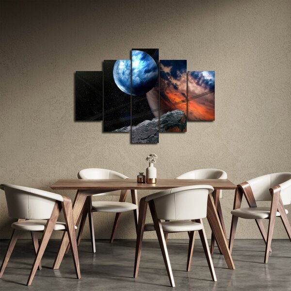 Slika planeta u svemiru (150x105 cm)
