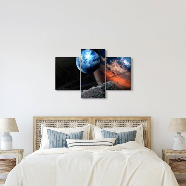 Slika planeta u svemiru (90x60 cm)
