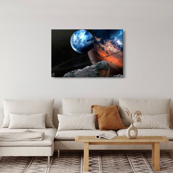 Slika planeta u svemiru (90x60 cm)