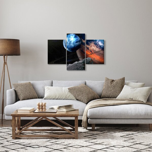 Slika planeta u svemiru (90x60 cm)