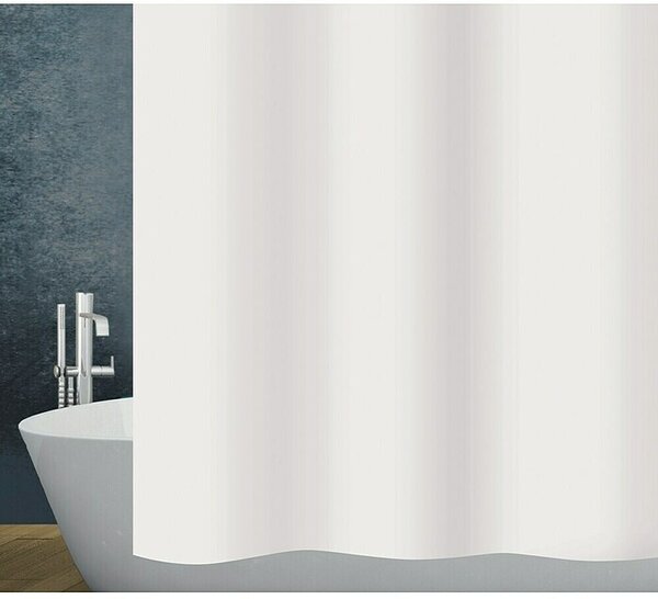 Diaqua Zavjesa za tuš Claro (Š x V: 180 x 200 cm, Plastika, Bijele boje)