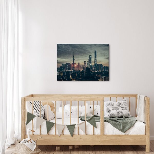 Slika grada u sumrak (70x50 cm)