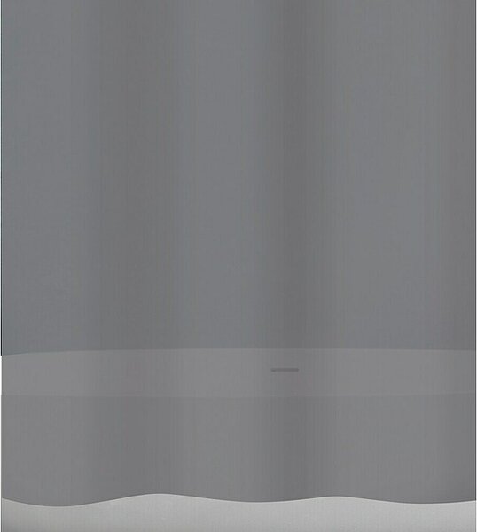 Sanidecor Zavjesa za tuš Basic (Š x V: 180 x 200 cm, Plastika, Siva)